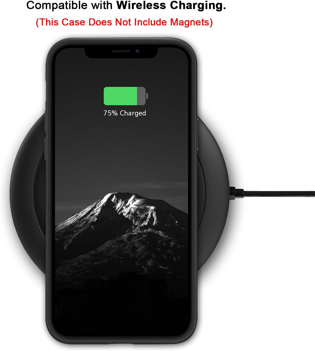 TENDLIN Funda compatible con iPhone 12 Mini de grano de madera con textura de fibra de carbono, funda híbrida de cuero, color negro