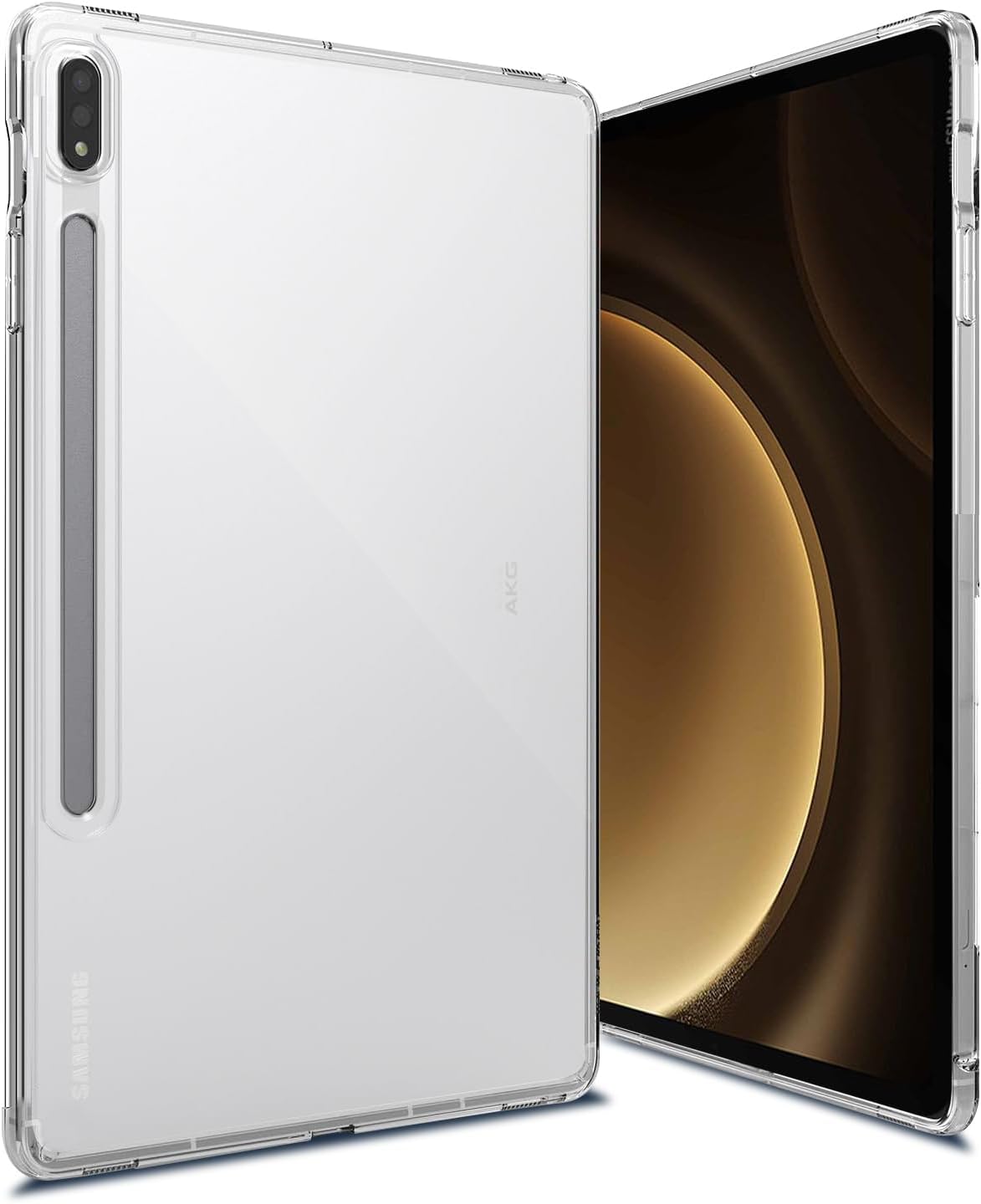 Funda para Samsung Galaxy Tab S9 FE+ de 12.4″, ultra delgada, suave, mate, transparente, carcasa trasera transparente para Samsung Galaxy Tab S9 FE