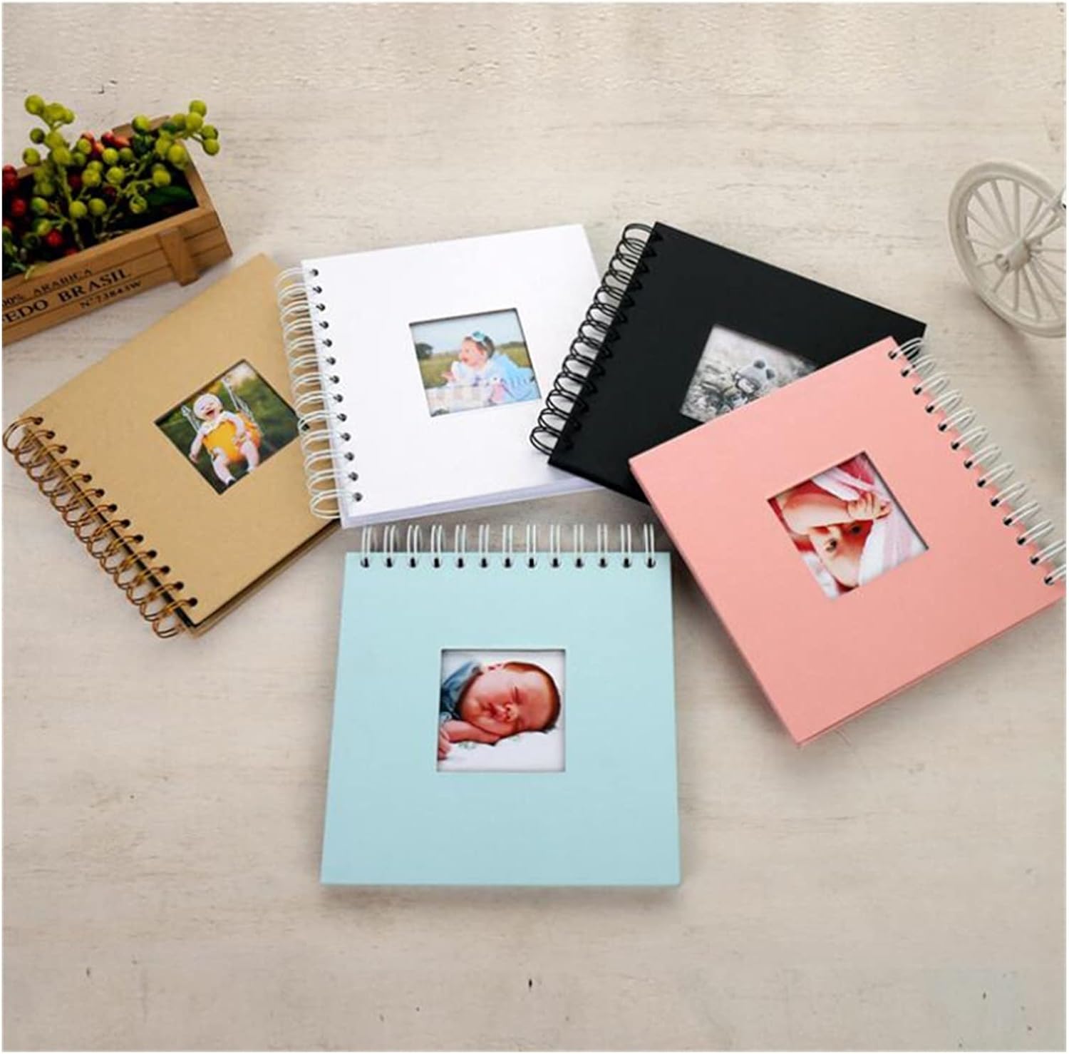 Cuaderno de viaje de aniversario, álbum de fotos de papel, álbum de fotos de fotografía para bebé, álbum de fotos, álbum de fotos, álbum de fotos,