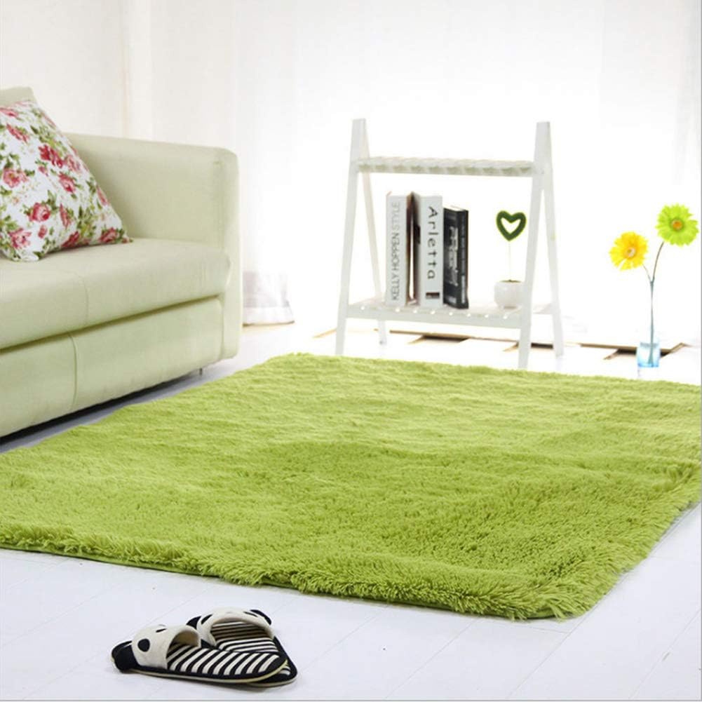 San Valentín antideslizante suave sala de estar dormitorio lanudo área alfombra alfombra alfombra decoración del hogar beige amarillo 19.7 * 31.5 in
