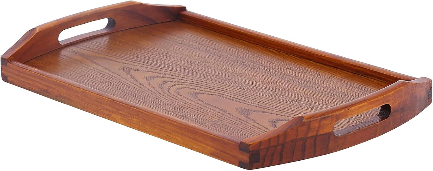 Bandeja rectangular de madera para servir comida sushi plato decoración aperitivos seco pastel bandeja postre plato estilo japonés para