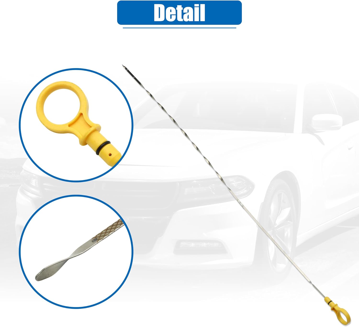 uxcell Varilla de nivel de aceite de motor para Ford F-150 FX2 FX4 Lariat Platinum SVT XLT 6.2L V8 1 unids
