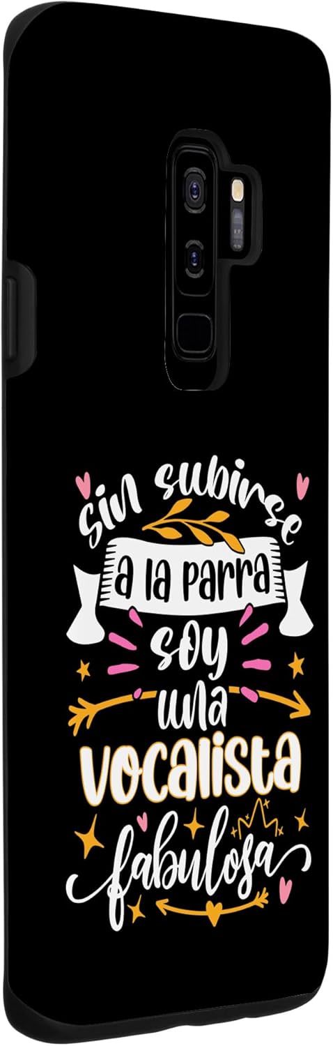 Galaxy S9+ Una Vocalista Fabulosa Divertido Mujer Cantante Música Case