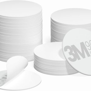 50 tarjetas NFC etiquetas, NFC 215 programables, etiquetas de PVC NTAG215, parte trasera adhesiva redonda de 0.984 in, memoria de 504 bytes para 50 tarjetas NFC etiquetas, NFC 215 programables, etiquetas de PVC NTAG215, parte trasera adhesiva redonda de 0.984 in, memoria de 504 bytes para