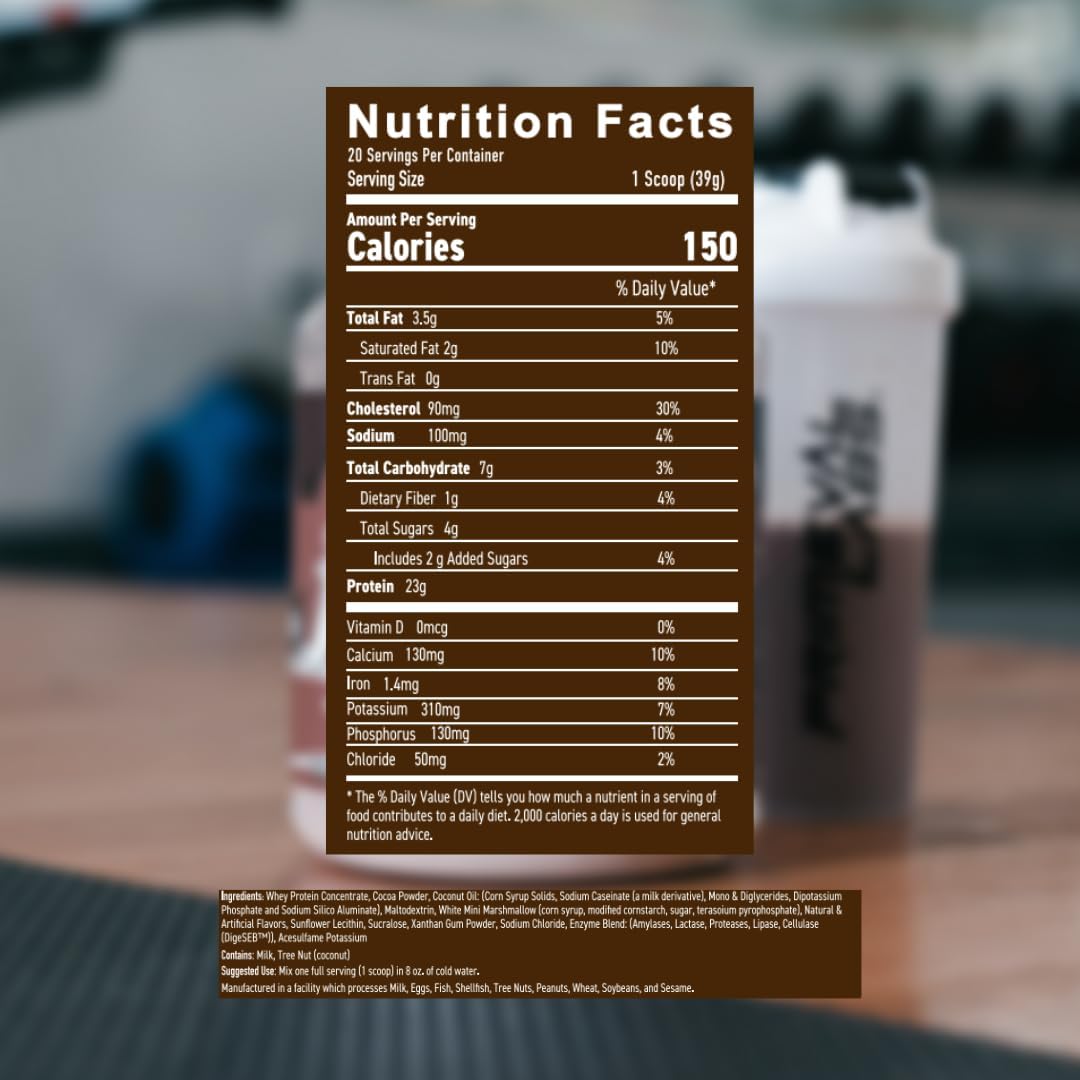Primeval Labs Proteína de suero  Concentrado de proteína de suero puro  para el crecimiento muscular y la recuperación  Fórmula fácil de mezclar