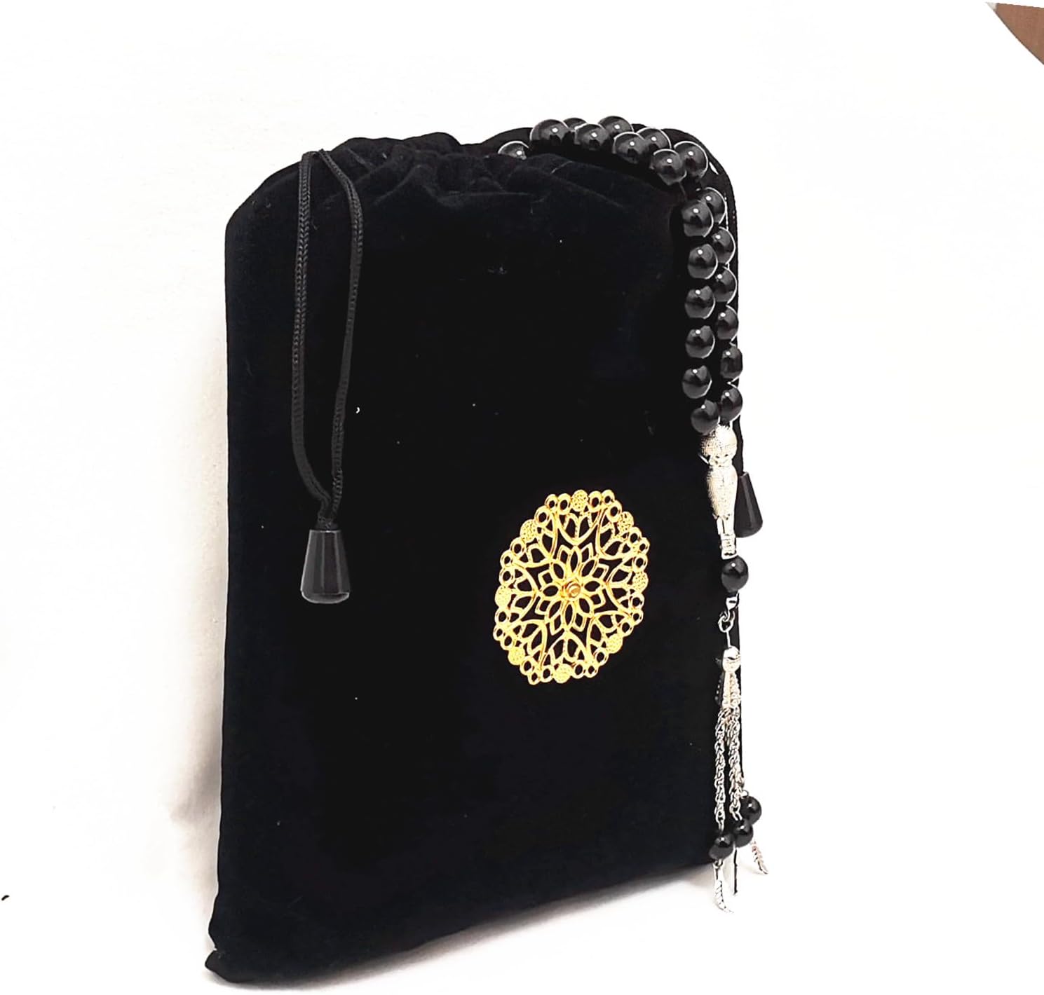 SHUKRAN Prayer Rug Muslim Prayer Mat with Bag & Prayer Beads for Kids Men Women – Soft Thin Prayer Matt Islam for Eid Travel Ramadan Perfect Islamic