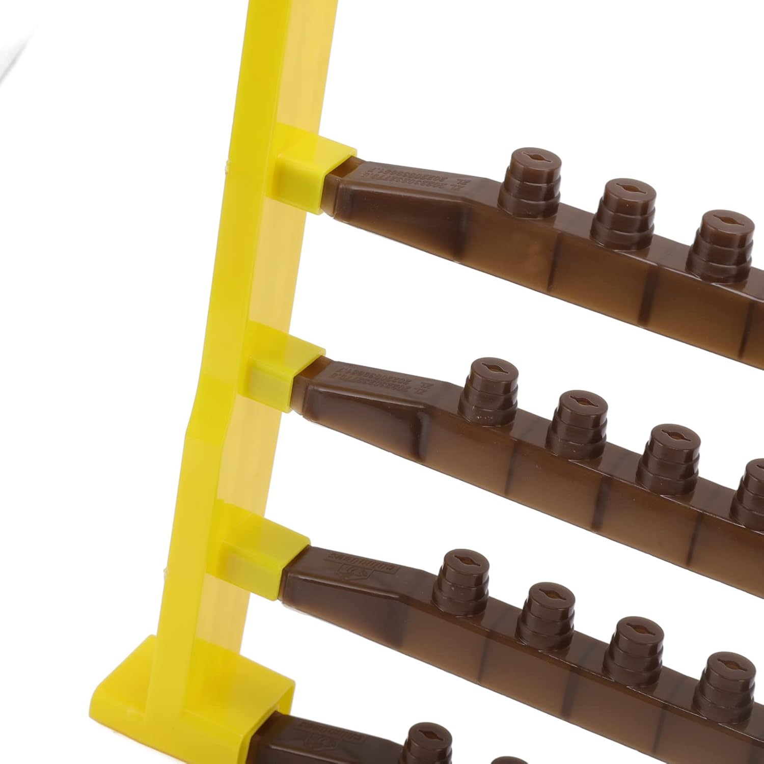 Apicultura Queen Cell Cup Holder Frame Bar,Kit de copas de célula de abeja,Queen Bee Base Base Cell Bar Marcos Multifuncional Apicultura Base Cell