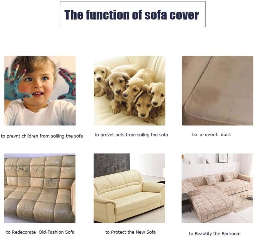 Funda de sofá simple con rayas onduladas, fundas para sofá biplaza con costuras todo incluido, protector de muebles, cojín elástico, fundas de sofá