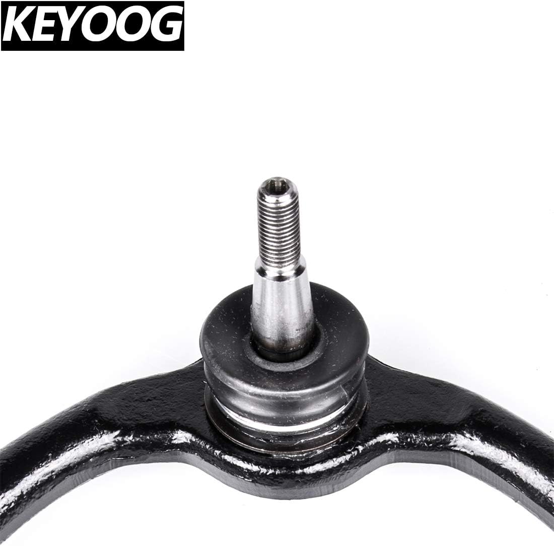 KEYOOG 2 piezas de brazo de control superior delantero y conjunto de rótula para 2006-2010 J-eep Commander 2005-2010 Jeep Grand Cherokee K620188 x2