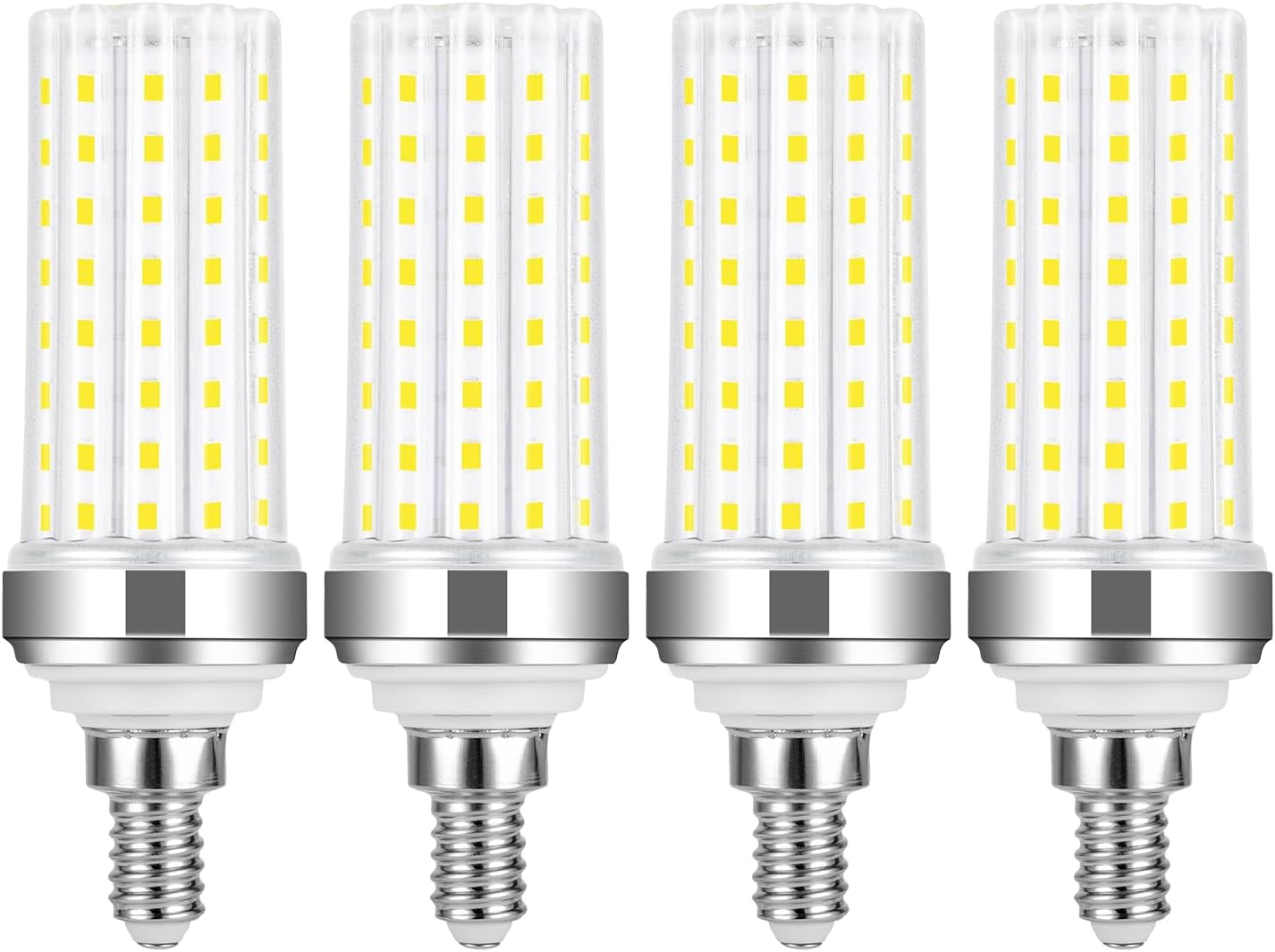 Bombilla LED E12, bombillas LED de candelabro de 20 W, luz blanca diurna 6500 K, bombillas incandescentes equivalentes a 150 W, bombillas de