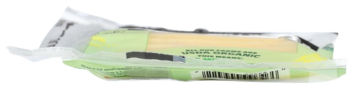 Organic Valley Cheddar afilado crudo en rodajas orgánicas, 6 onzas