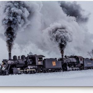 Tapete antideslizante para puerta de entrada para interiores y exteriores, tapete de tren de invierno, humo en vías de ferrocarril negro, Tapete antideslizante para puerta de entrada para interiores y exteriores, tapete de tren de invierno, humo en vías de ferrocarril negro,