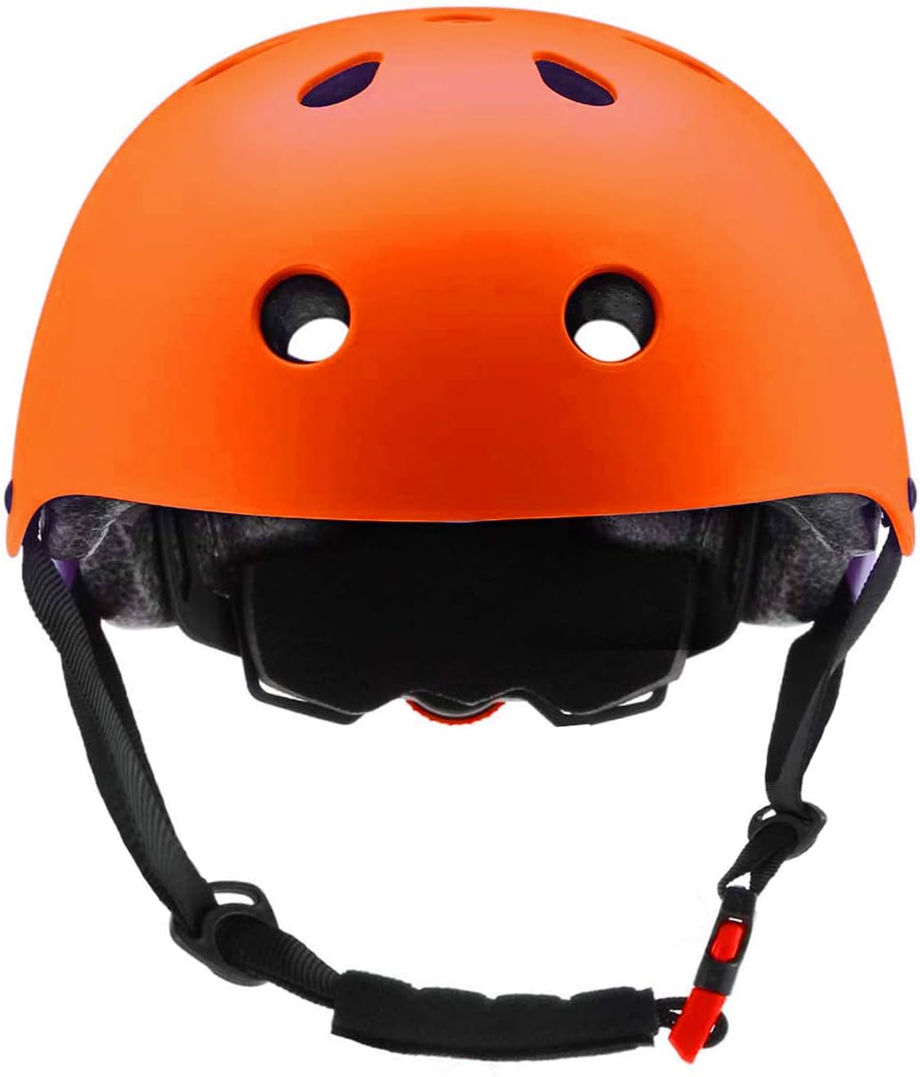 Casco ajustable para niños de 3 a 16 años, equipo de protección con coderas, rodilleras y muñequeras para multideporte, patinaje, bicicleta,