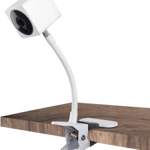 Soporte de pared con clip de cuello de cisne para cámaras Wyze Cam OG y más con orificio roscado de 14″ Soporte de pared con clip de cuello de cisne para cámaras Wyze Cam OG y más con orificio roscado de 14″