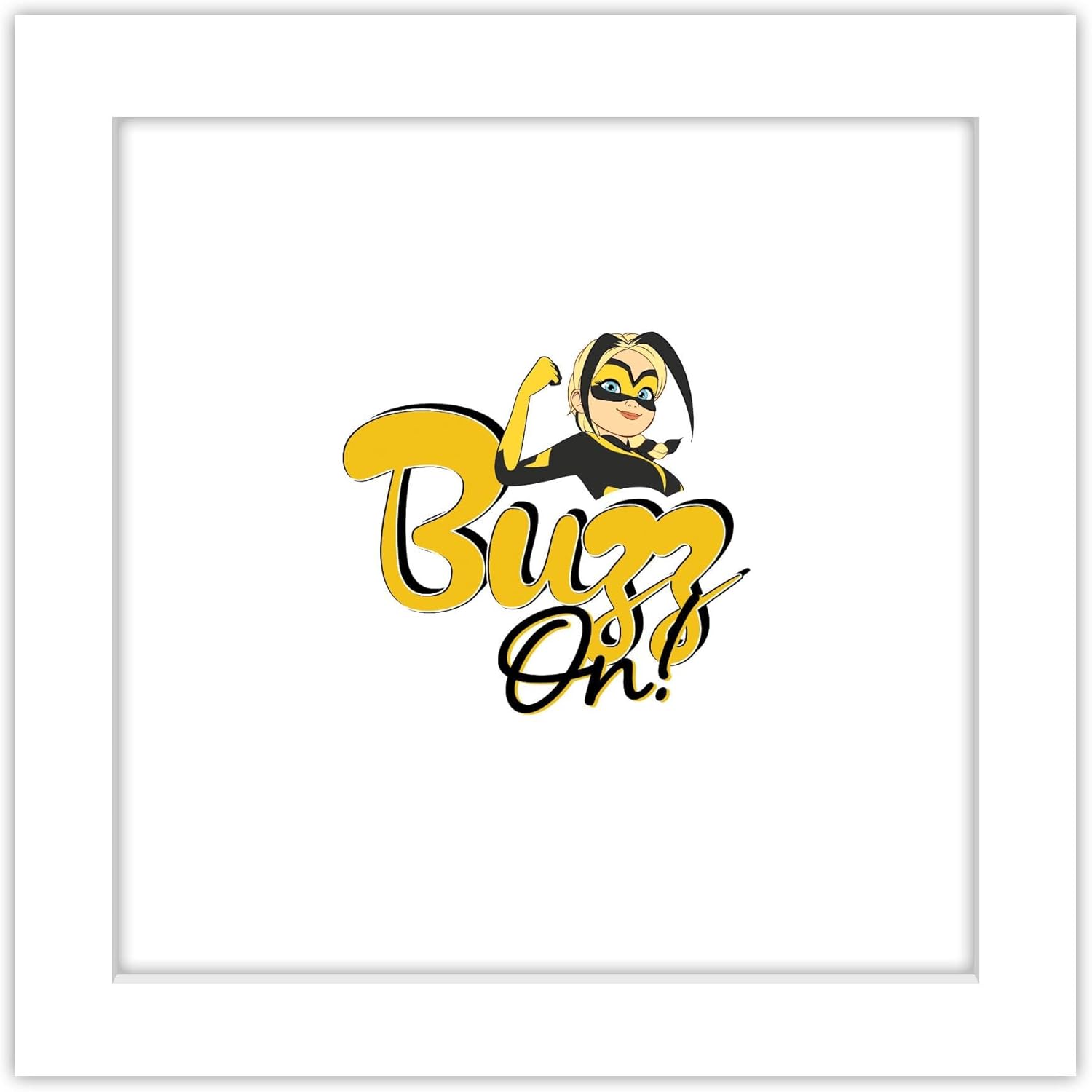 Trends International Gallery Pops Miraculous Tales of Ladybug & Cat Noir – Póster de pared de Queen Bee Buzz On Wall Art, 12.00 x 12.00 pulgadas,
