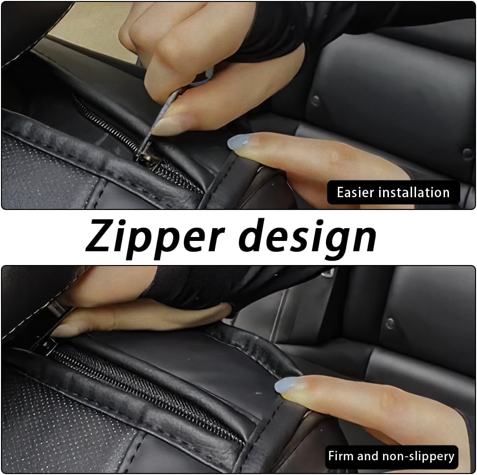 GKreeyen Funda de asiento de automóvil para Mazda CX-90 PHEV 2024, 2 asientos, de piel napa, impermeable, antideslizante, compatible con bolsa de