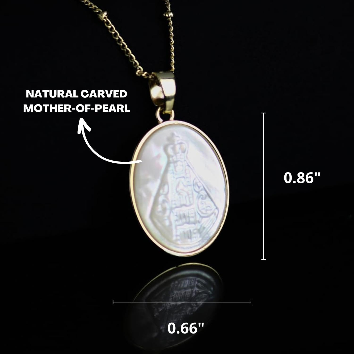Virgin Mary Necklace – Christian Jewelry For Women – Miraculous Medals Catholic – Catholic Jewelry – Virgin Mary Pendant – Christian Gifts for Women