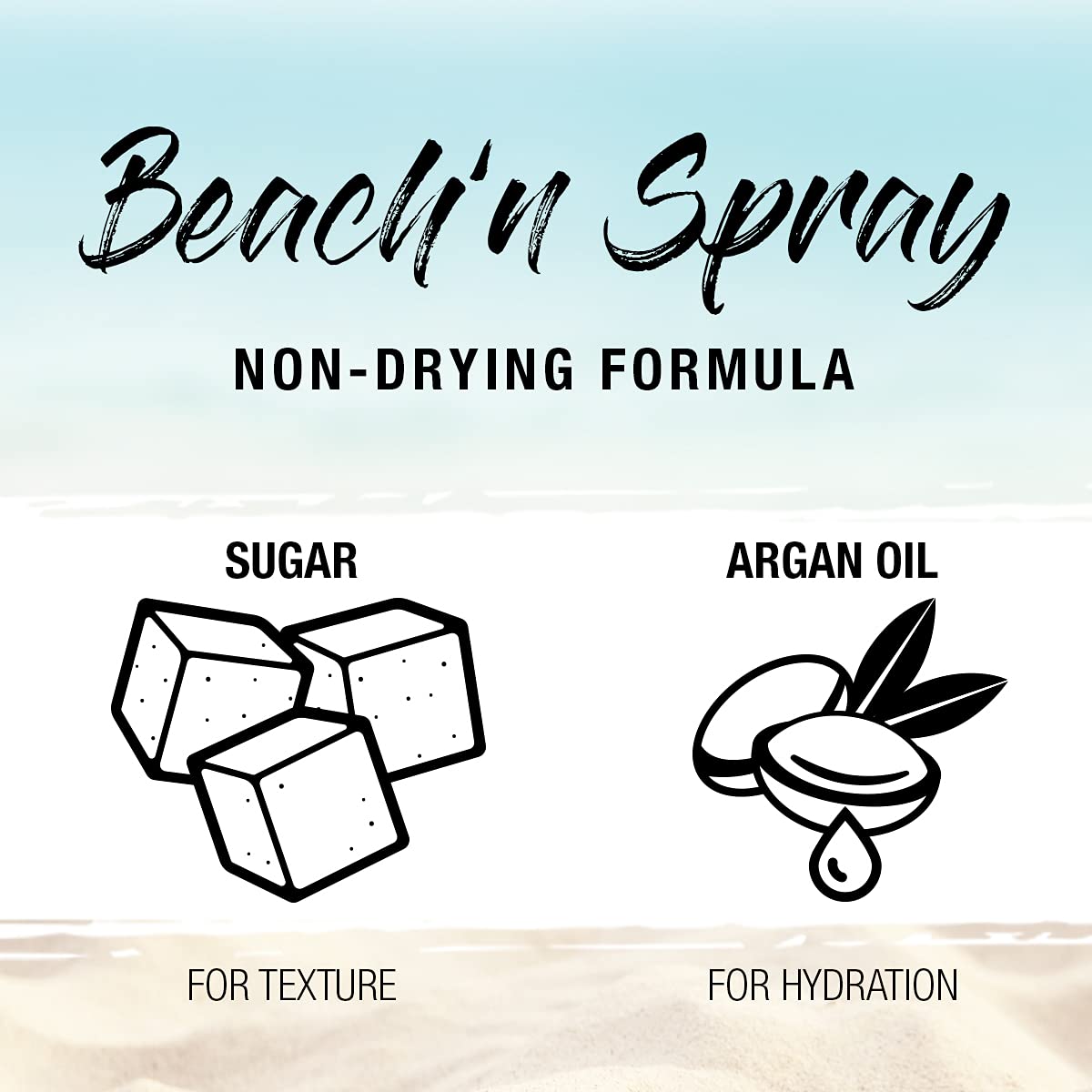 SexyHair Texture Beach’n Spray – Spray texturizante para playa, 4.2 onzas, mantiene el brillo natural, hasta 24 horas de resistencia a la humedad,