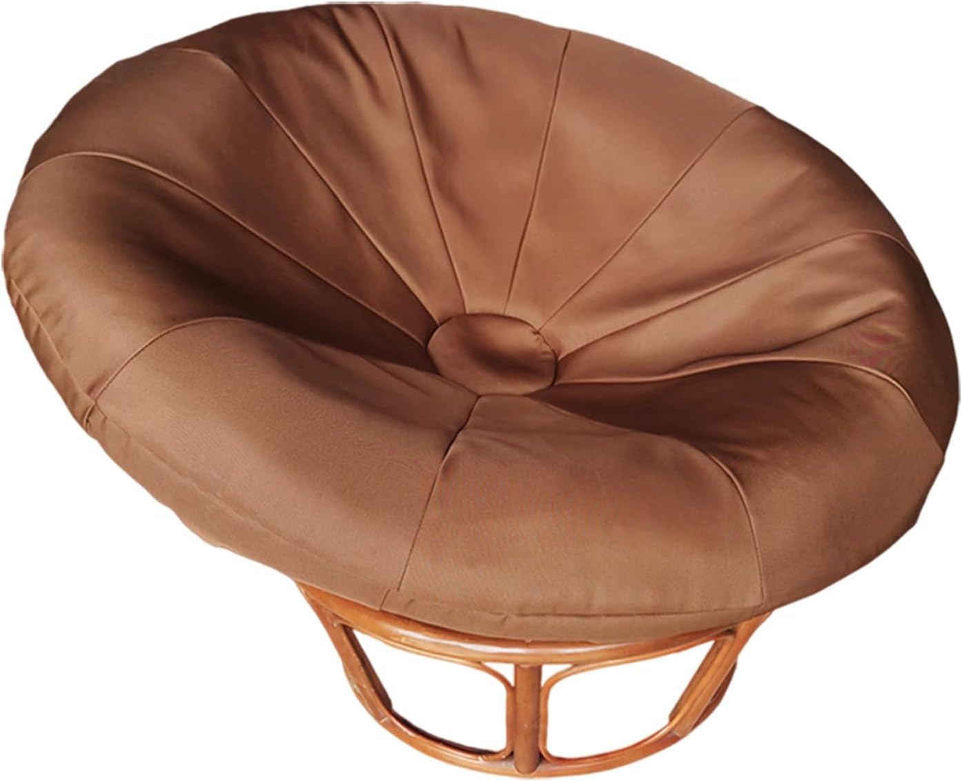 Papasan – Funda de cojín para silla, cojín para interiores y exteriores, impermeable, con banda elástica diseñada para cojín Papasan (para 41  47