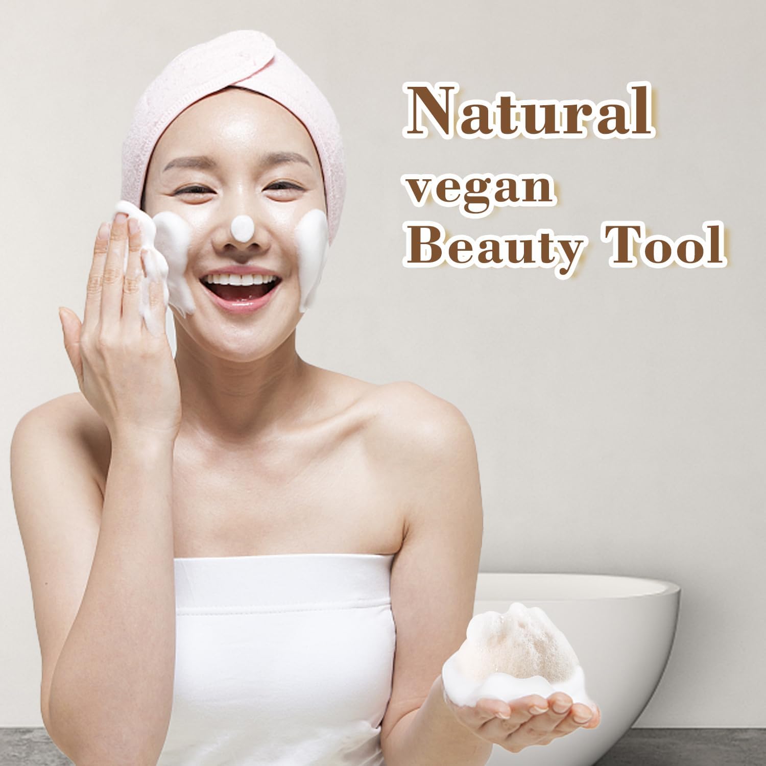 Spunspon Konjac – Juego de esponjas faciales orgánicas exfoliantes, exfoliantes faciales suaves diarios, cuidado de la piel, esponja limpiadora