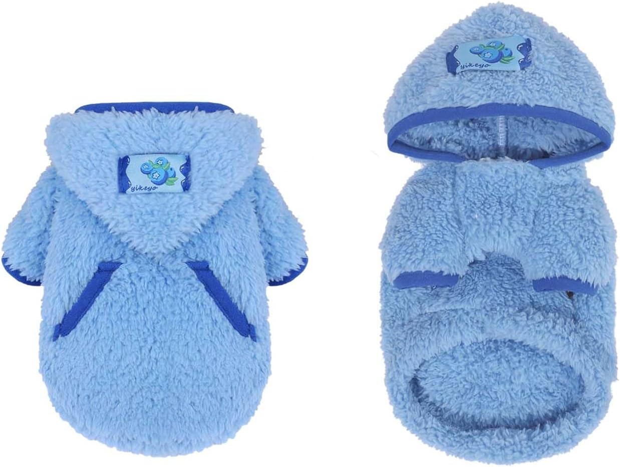Sudadera con capucha para perro, ropa de invierno para perros pequeños, niños y niñas, sudaderas con capucha para perros para clima frío, abrigos de