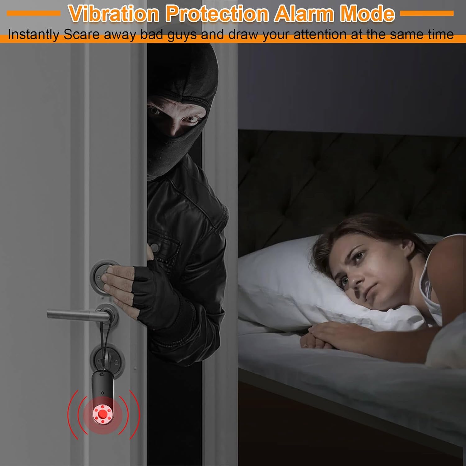 Detector de cámara oculta – Buscador de cámara espía con alarma vibratoria, detector de rastreador GPS, detector de RF y errores, escáner de señal