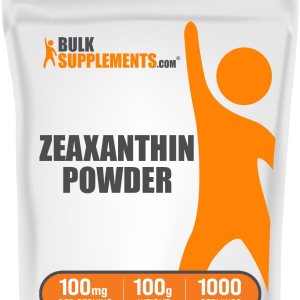 BulkSupplements. com Polvo de zeaxantina – Suplemento antioxidante, de flor de caléndula – 100 mg (5 mg de zeaxantina) por porción, vegano y sin BulkSupplements. com Polvo de zeaxantina – Suplemento antioxidante, de flor de caléndula – 100 mg (5 mg de zeaxantina) por porción, vegano y sin
