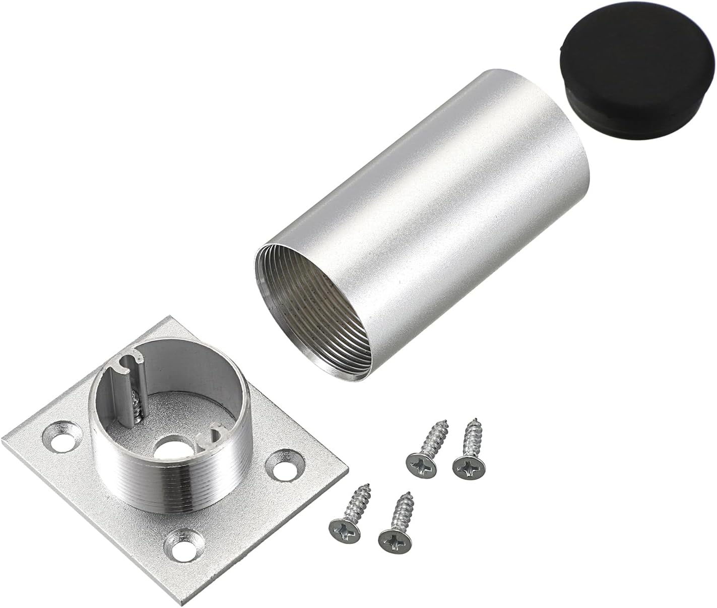 4 patas de gabinete de aleación de aluminio de 3 pulgadas  Patas de repuesto ajustables para muebles de gabinete, patas de pie de sofá, cama,