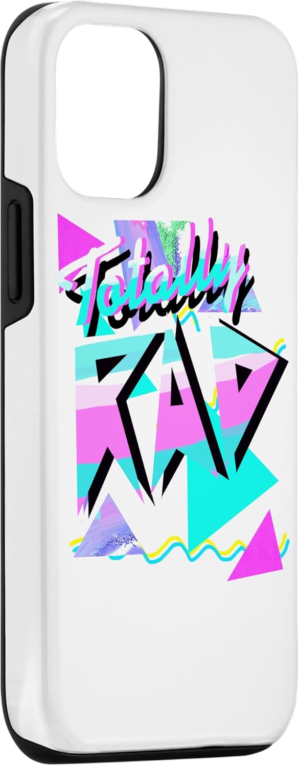 Funda estilo hipster casual para iPhone 14 Pro de los años 80 Totally Rad 80