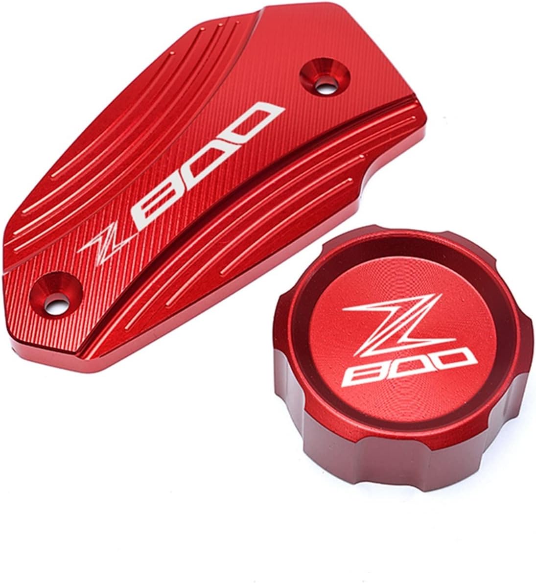 KemtAt Compatible with Kawasaki Z900 Z650 Z800 Z 900 800 650 2013-2022 Motorcycle CNC Rear & Front Brake Fluid Reservoir Cap Cylinder Cover (Color
