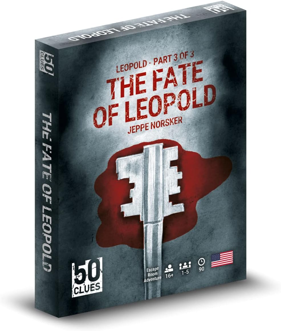 50 pistas tercera parte El destino de Leopold – 1-5 jugadores – Juegos de cartas para fiestas – 90 minutos de juego – Juegos para noches de juegos