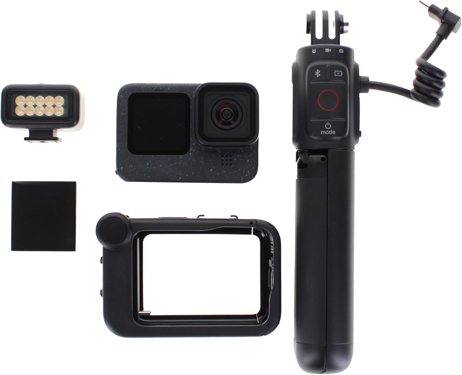 Go Pro HERO12 Black Creator Edition – Incluye Volta (agarre de batería, trípode, control remoto), Media Mod, Light Mod, cámara de acción impermeable