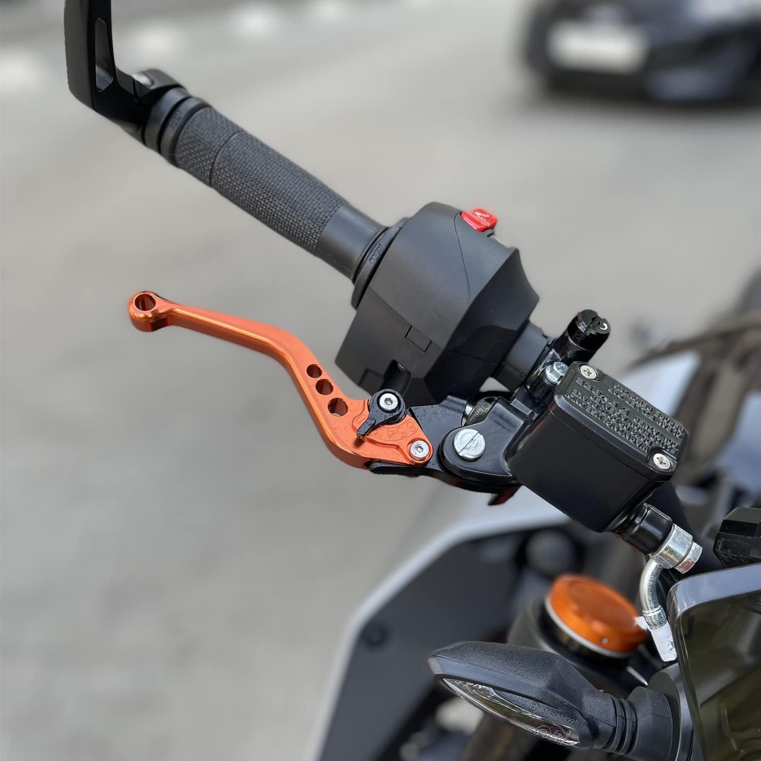 DOUKI Para Suzuki GIXXER 155 GSX150F 2015-2020 Palancas de embrague de freno largo de motocicleta ajustable CNC aluminio palancas de freno de
