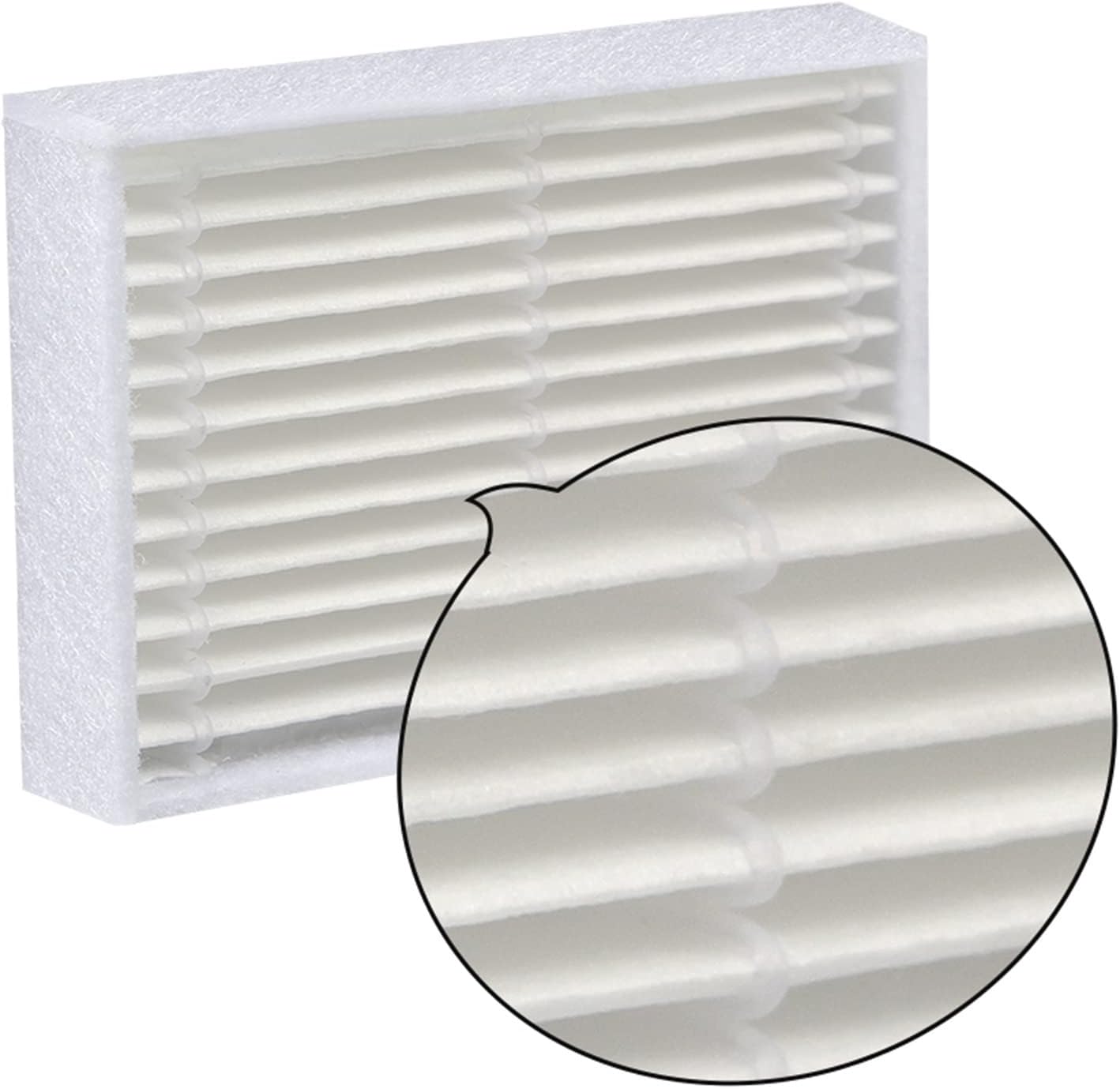 GammeC Piezas para aspiradora, 16 unidslote cepillo lateral y filtro HEPA y paño de fregona, compatible con Midea VCR15 VCR16 MR04