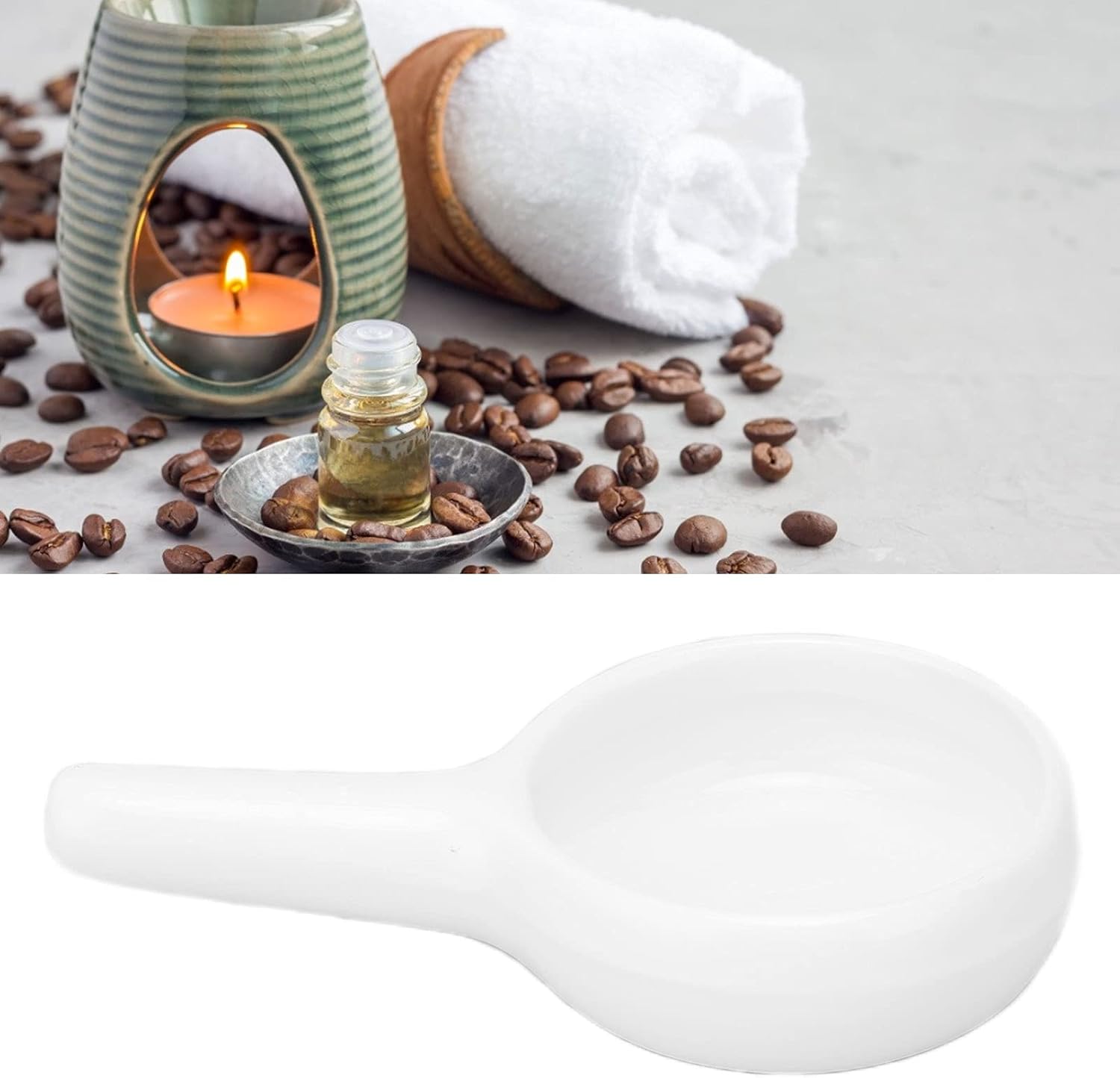 Tealight – Cuchara de vela de repuesto con forma de cuchara pequeña para quemador de aceite esencial, difusor de aromaterapia, quemador de incienso