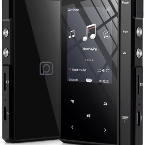Phinistec Reproductor de MP3 de alta fidelidad con Bluetooth, decodificación de hardware nativo DSD256, reproductor de música de audio digital de Phinistec Reproductor de MP3 de alta fidelidad con Bluetooth, decodificación de hardware nativo DSD256, reproductor de música de audio digital de