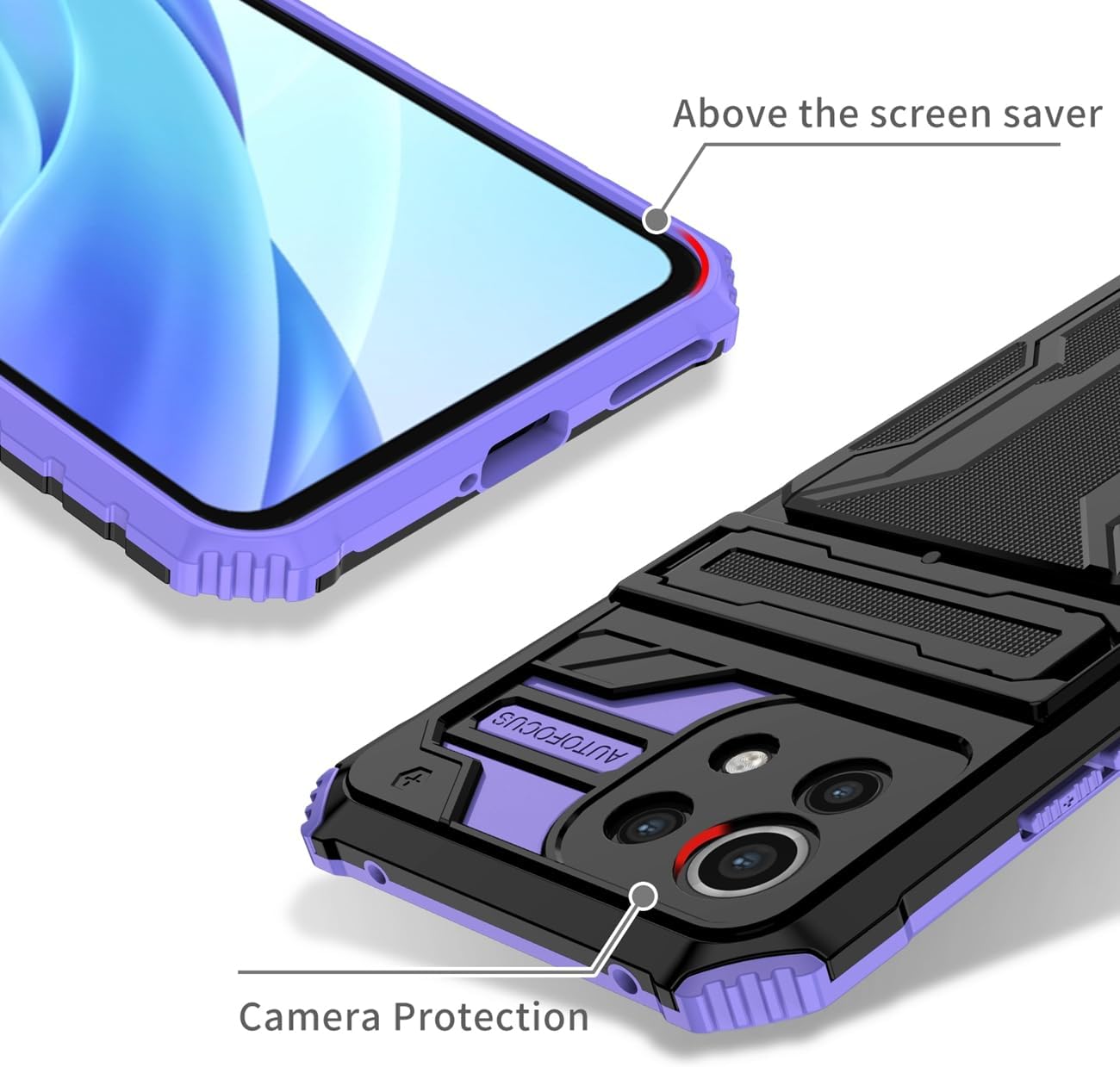 GTBDEKI Funda de teléfono para Xiaomi 11 Lite 5G11 Lite 5G NEMi 11 Youth M2101K9AG Funda con protector de pantalla, billetera desmontable titular de