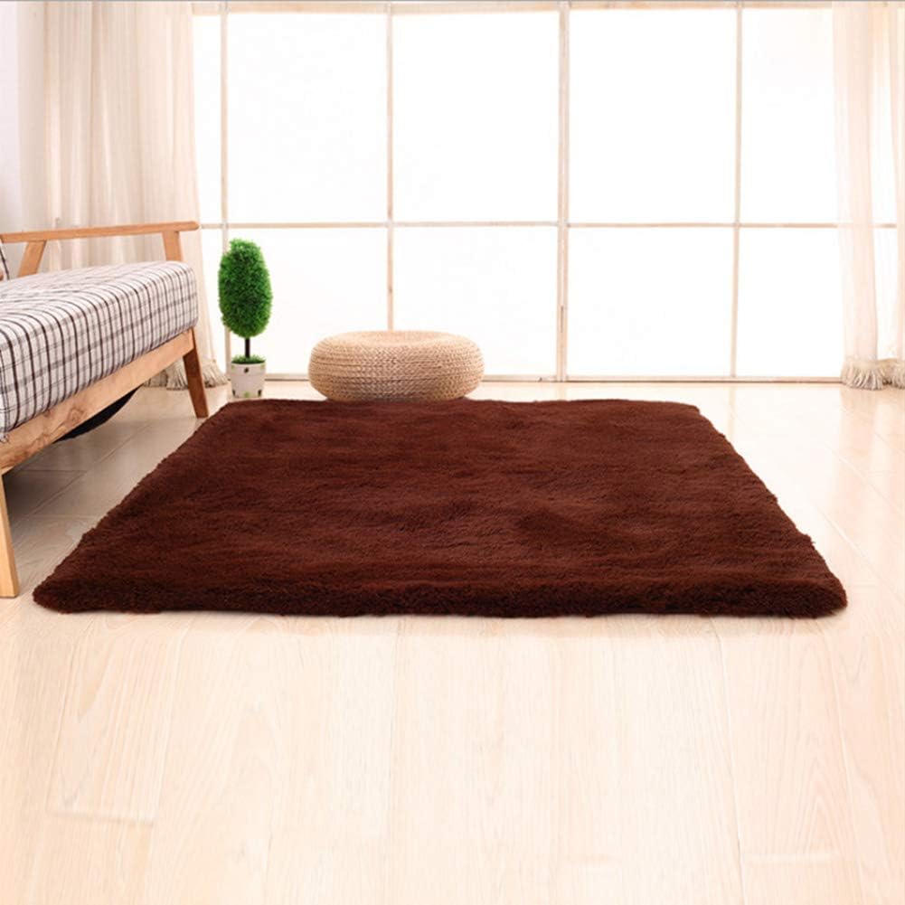 San Valentín antideslizante suave sala de estar dormitorio lanudo área alfombra alfombra alfombra decoración del hogar beige amarillo 19.7 * 31.5 in