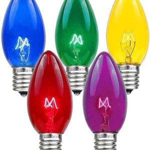 Novelty Lights Bombillas incandescentes de repuesto  Bombillas individuales para exteriores para eventos, fiestas de vacaciones, patios y más  Base Novelty Lights Bombillas incandescentes de repuesto  Bombillas individuales para exteriores para eventos, fiestas de vacaciones, patios y más  Base