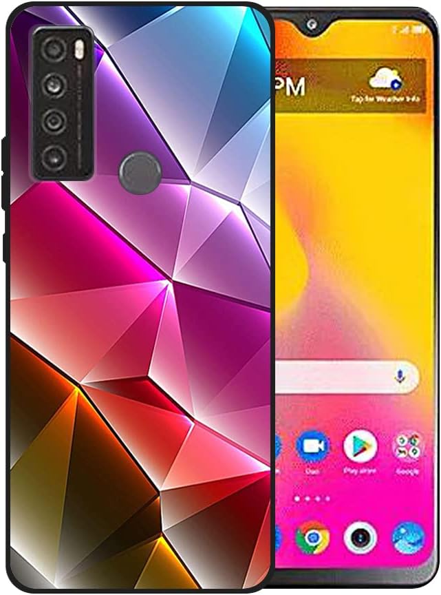 gaoyanxiang Funda impresa para TCL 30 XL 30XL T701DL Cubierta suave del teléfono de TPU (tcl-30xl-704)