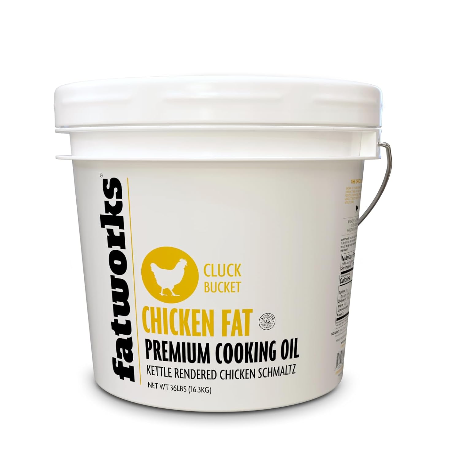 Fatworks Grasa de pollo orgánica (1 galón)