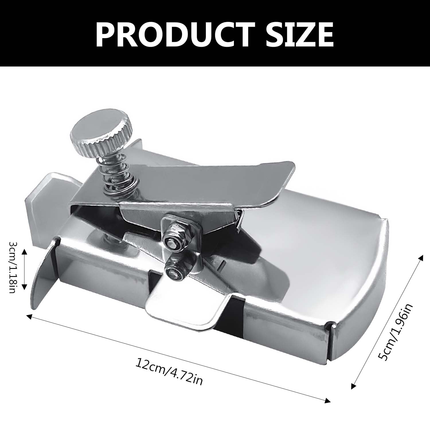Guía de costura magnética para máquina de coser, accesorio universal para máquina de coser, medidor de costura de dobladillo inferior lineal