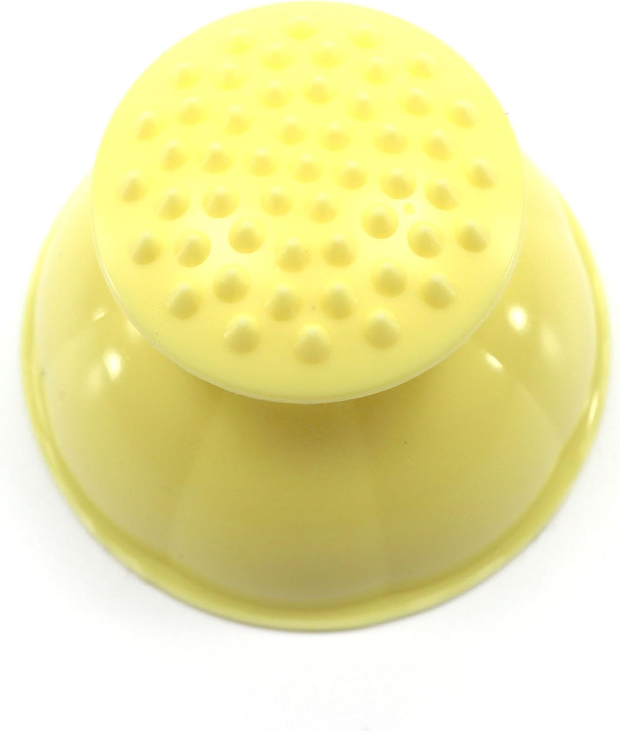 Taza de palma de silicona para mamá para eructar ayudante flema esputo masaje puntiagudo amarillo