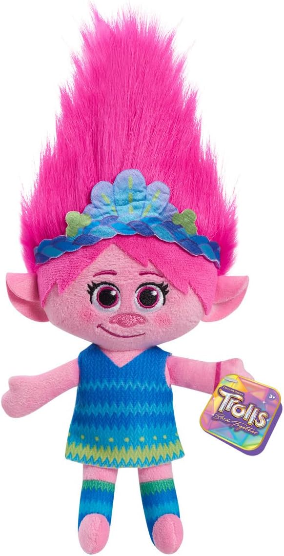 DreamWorks Trolls Band Together – Juego de 2 piezas de 2 piezas de amapola y vivo de 8 pulgadas