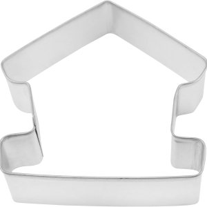 R&M Birdhouse – Cortador de galletas estañado de 4 pulgadas, color plateado R&M Birdhouse – Cortador de galletas estañado de 4 pulgadas, color plateado