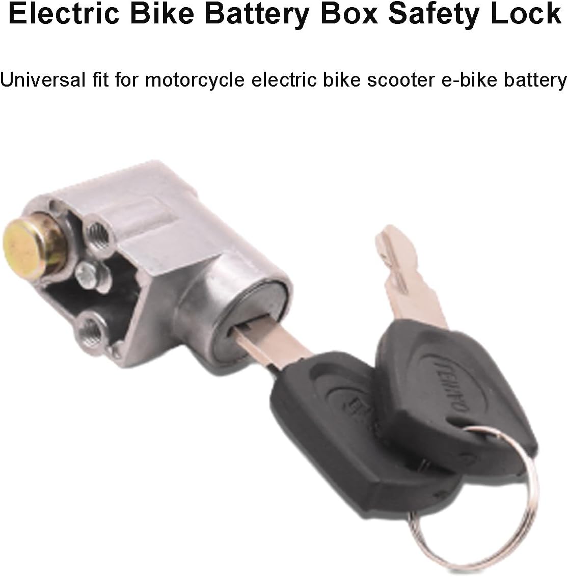 Cerradura de seguridad para caja de batería de bicicleta eléctrica, cerradura de cilindro de batería, interruptor de encendido, cerradura de