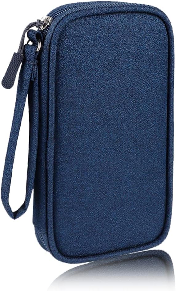 DUMEALAGR Organizador de electrónica, bolsa organizadora de cables, estuche organizador de viaje a prueba de golpes, funda de transporte para