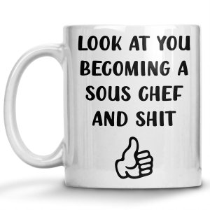 Look At You Becoming A Sous Chef Coffee Mug, Culinary Graduation Gifts, Mug Gift for Chef Graduates, Funny Gift Idea for School Students Graduating Look At You Becoming A Sous Chef Coffee Mug, Culinary Graduation Gifts, Mug Gift for Chef Graduates, Funny Gift Idea for School Students Graduating