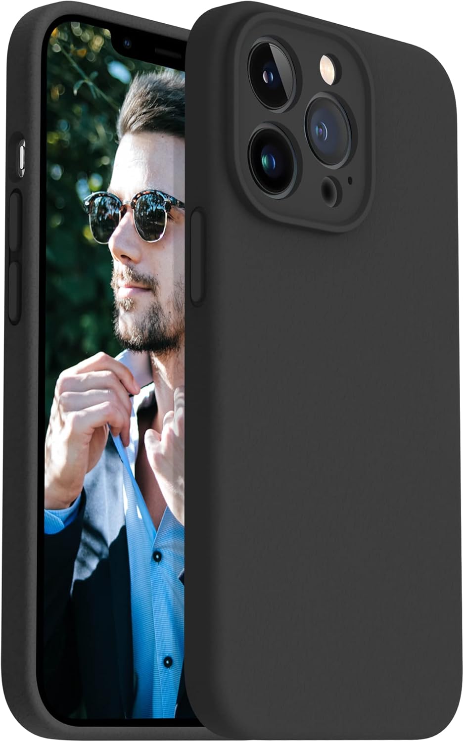 OTOFLY Diseñada para iPhone 13 Pro Max, funda delgada de silicona a prueba de golpes con protector de lente de cámara para iPhone 13 Pro Max de 6.7