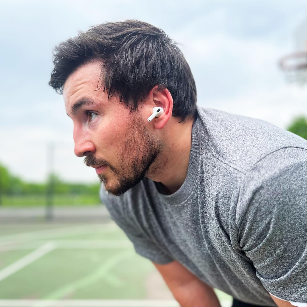 Comply Almohadillas de espuma para Apple AirPods Pro Generation 1 y 2, medianas, azul eléctrico, 3 pares, máxima comodidad, ajuste inquebrantable,